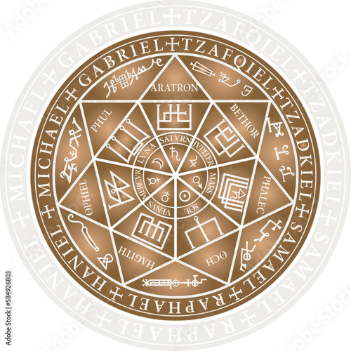 Sigil Gold 7 Archangels