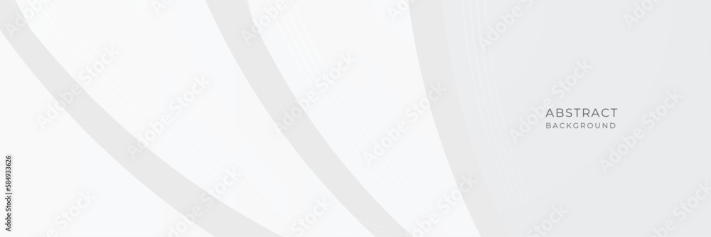 Modern white and grey background. Design decoration concept for web layout, poster, banner Modern white and grey background. Design decoration concept for web layout, poster, banner
