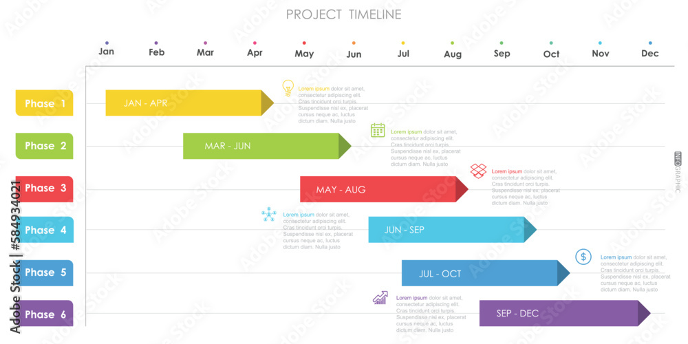 project timeline diagram Infographic roadmap template for business. 12 Months modern Timeline diagram calendar with presentation vector infographic. project timeline diagram Infographic roadmap template for business. 12 Months modern Timeline diagram calendar with presentation vector infographic.