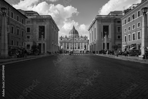 Saint Peter's Square and the Basilica photo