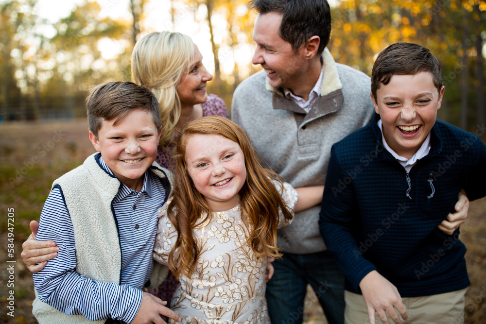 Happy Family of Five Happy Family of Five