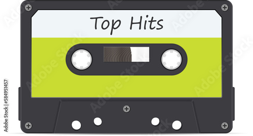 Cassette tape top hits