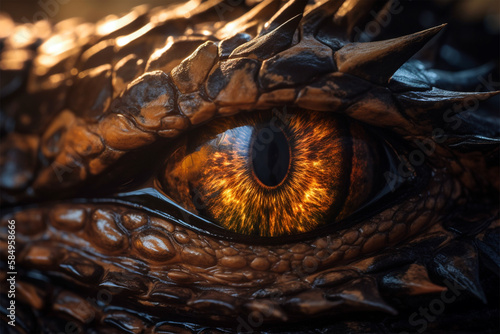 eye of a dragon Generative AI