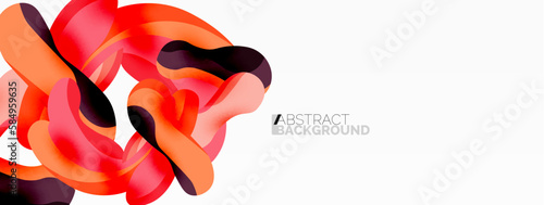 Creative geometric wallpaper. Splash shapes composition background. Techno business template for wallpaper, banner, background or landing
