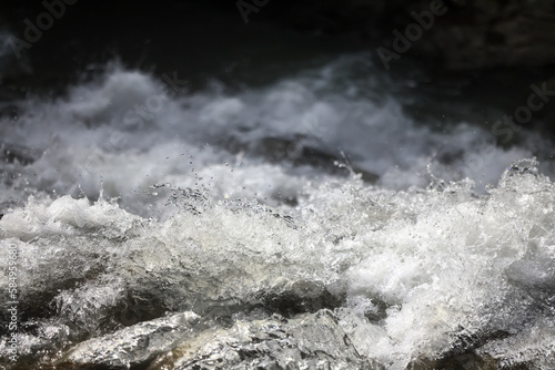 water jet spray abstract background flow stream river nature