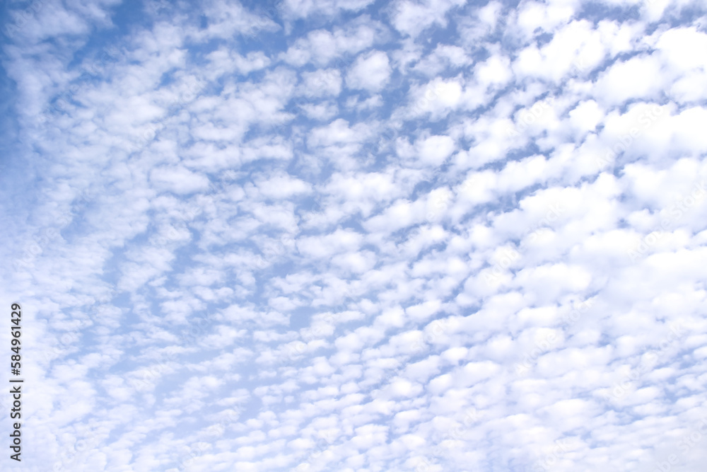 Cloudy patterns on bluesky image natural background