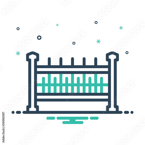Mix icon for fence