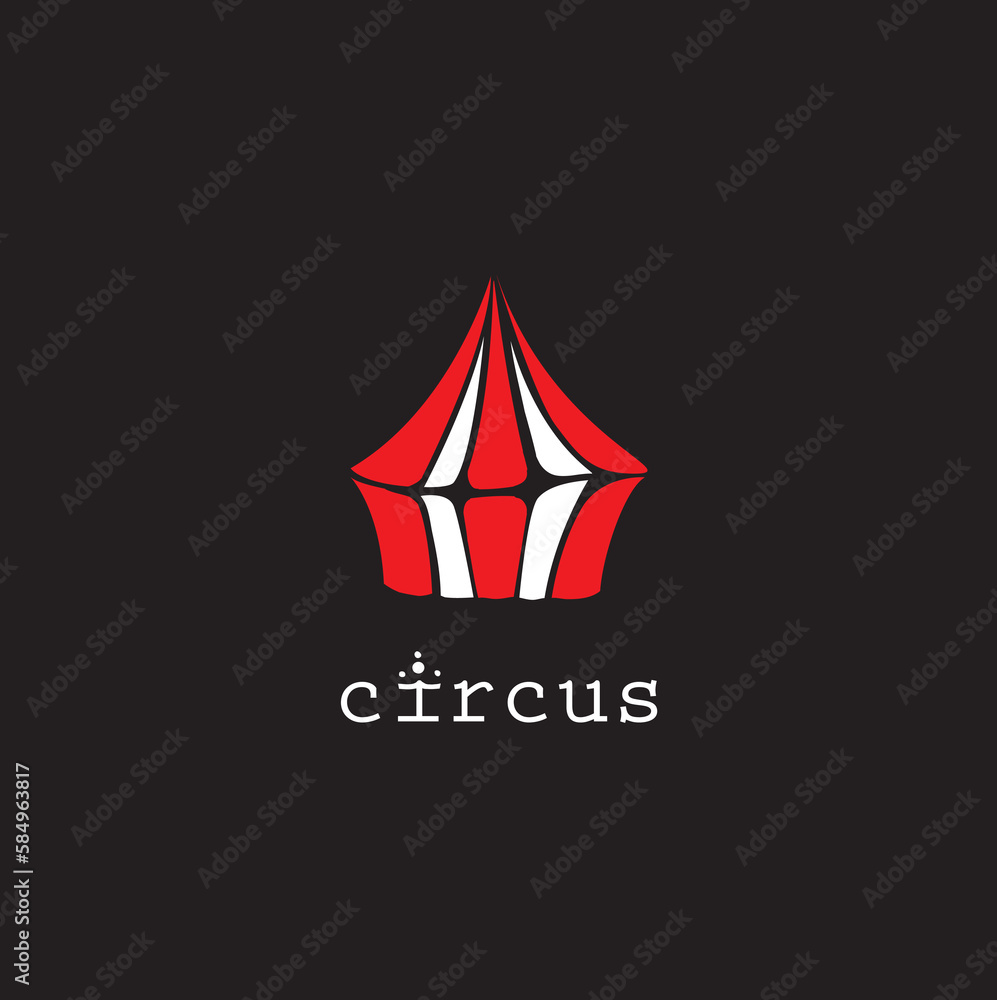 Fototapeta premium circus logo