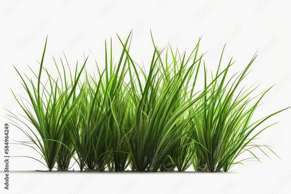 green grass isolated on white green grass isolated on white