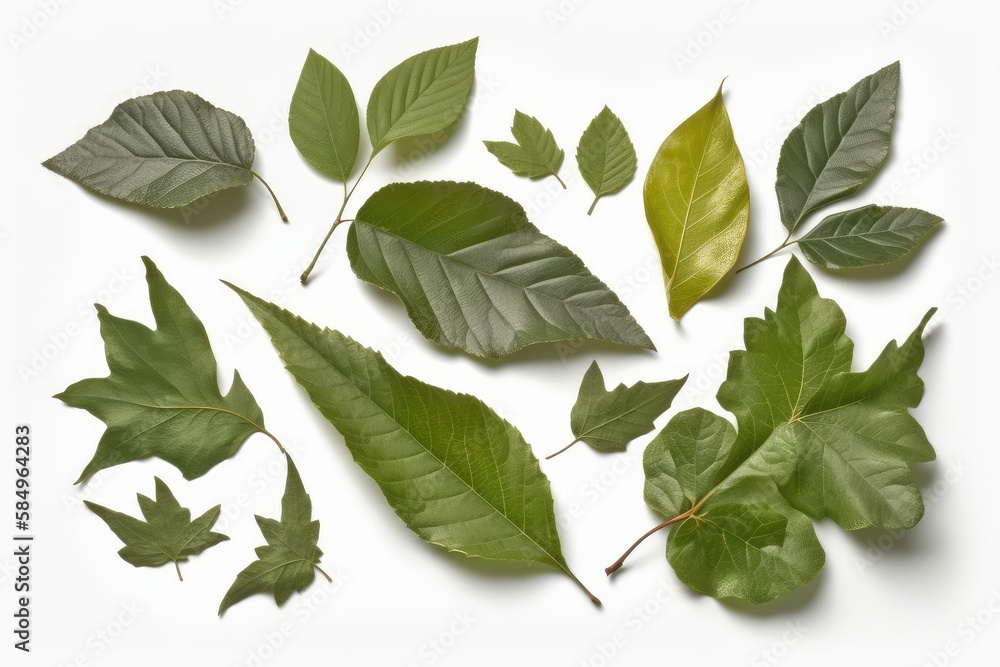 Obraz premium leaves isolated on white