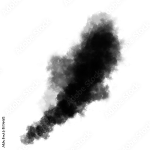 black smoke spray
