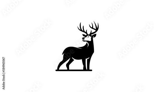 deer silhouette vector