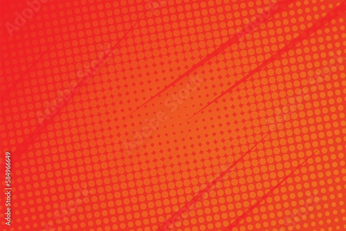 red abstract background with color halftone