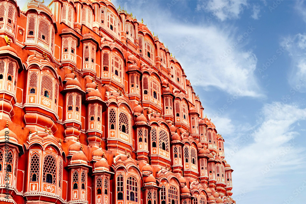 Side view of Hawa Mahal, Jaipur