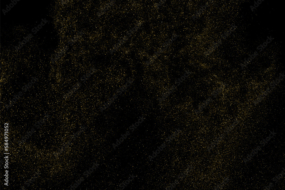 Gold Glitter Texture Isolated on Black Background. Golden stardust. Amber Particles Color. Sparkles Rain. Vector Illustration, Eps 10. Gold Glitter Texture Isolated on Black Background. Golden stardust. Amber Particles Color. Sparkles Rain. Vector Illustration, Eps 10.
