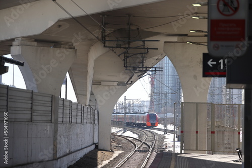 Station Gagarin Square MCC, Moscow, March 2023.