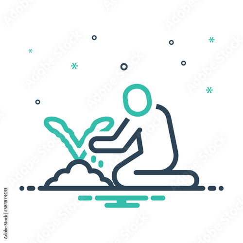 Mix icon for conservation 