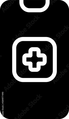 Medical App icon represents mobile or web-based applications that provide medical information, symptom tracking, and appointment scheduling