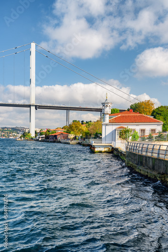 Uryanizade Ahmet Esat Efendi Mosque by the Bosporus in Istanbul photo