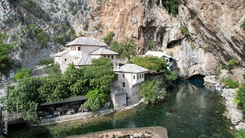 Aerial View Blagaj Tekija of Bosnia photo