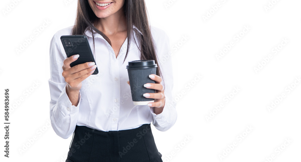 businesswoman messaging on phone, copy space. businesswoman messaging businesswoman messaging on phone, copy space. businesswoman messaging