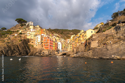 Colorful village of Riomaggiore, Cinque Terre, Italy