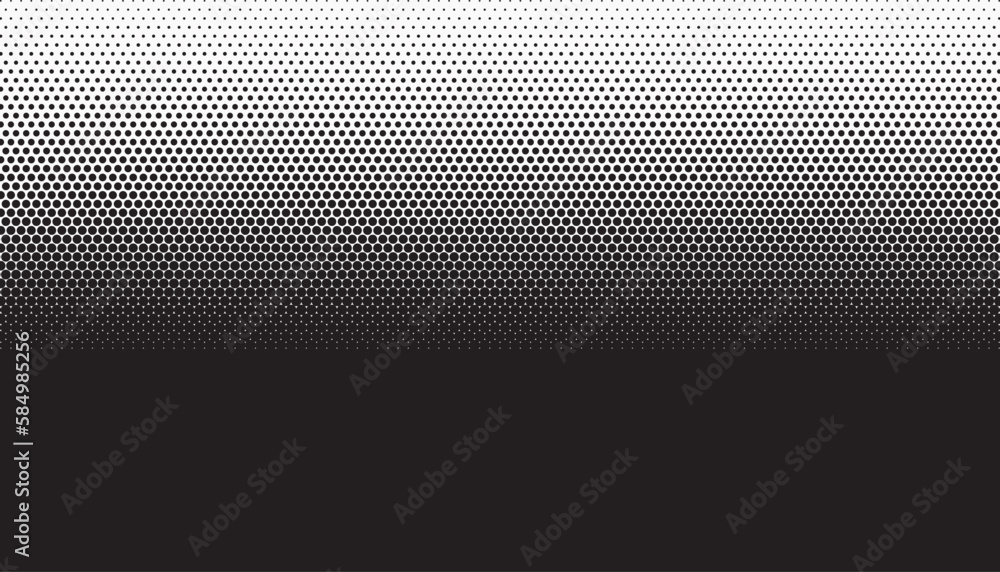 Monochrome Dots Background. Fade Texture. Vintage Pop-art Backdrop