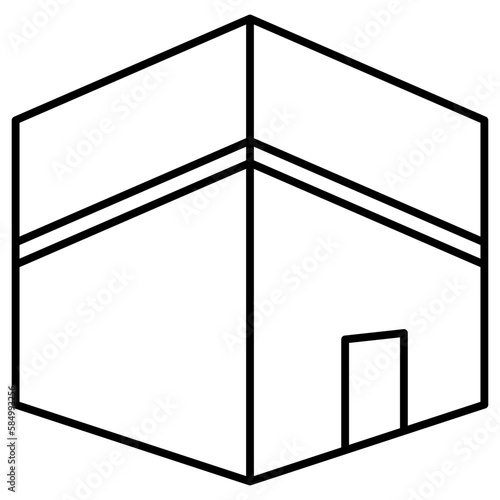 kaaba building icon