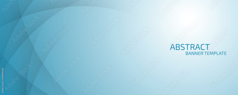 Abstract banner template with modern design Abstract banner template with modern design