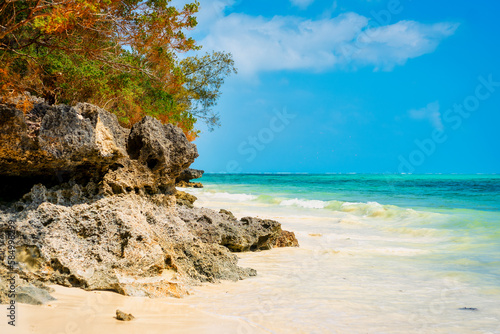 The refreshing sea breeze during Zanzibar beach summers is a welcome respite from the heat. photo