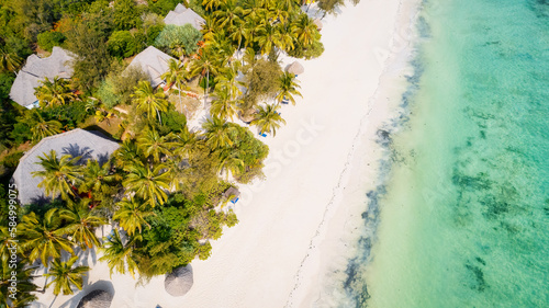 The white sandy beaches of Zanzibar are the ideal spot for spending lazy Zanzibar beach summers.