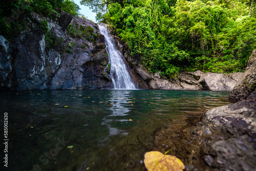 Beautiful Maribiina waterfalls at Bato  Catanduanes  Philippines