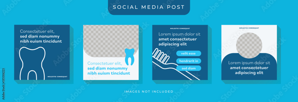 Dentist and Dental Care Social Media Template