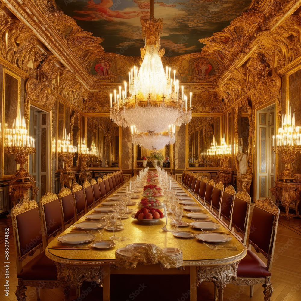 Royal Banquet Table, AI