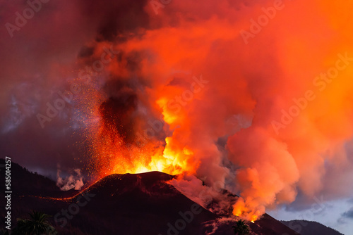 Wallpaper Mural Active volcano erupted Torontodigital.ca