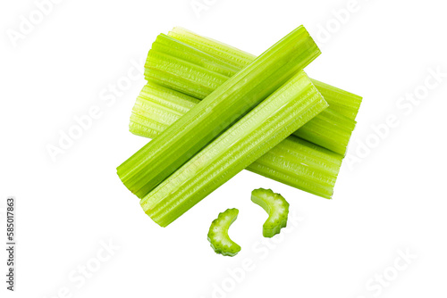 Celery isolated on png background