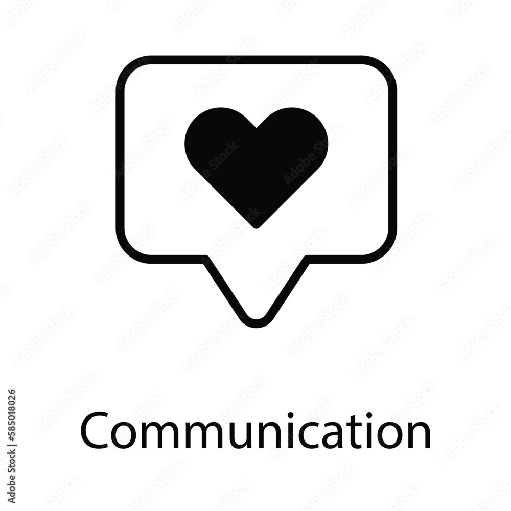 Communication icon design stock illustration