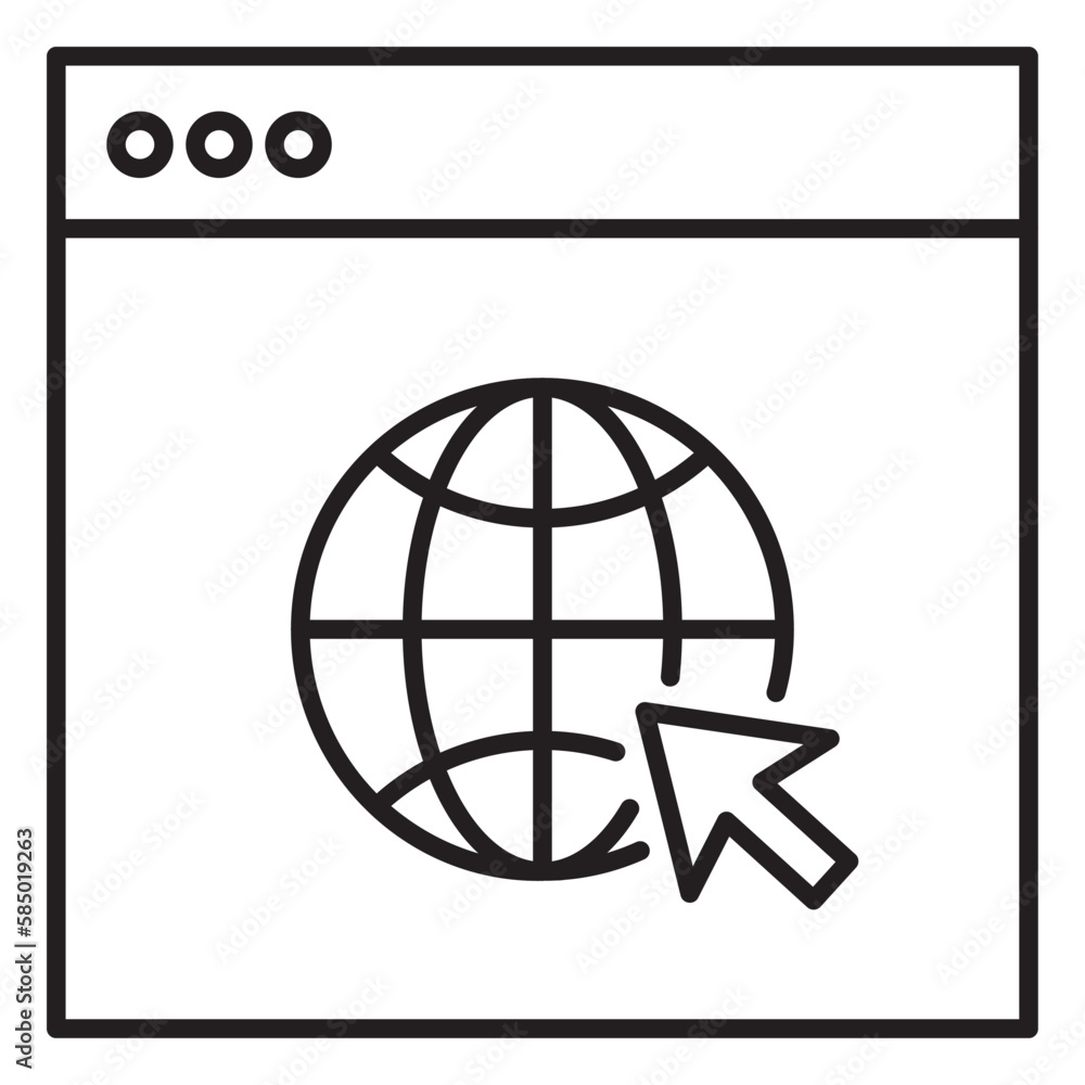 Information technology website vector icon illustration Information technology website vector icon illustration