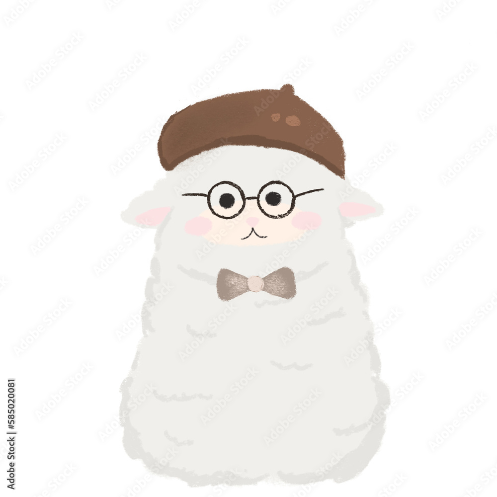 Fototapeta premium sheep is so cute