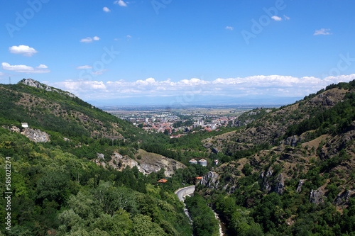 vue depuis la forteresse Asens, Bulgarie photo