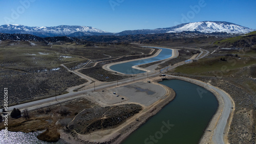 Foto California Aqueduct, Sandberg, California