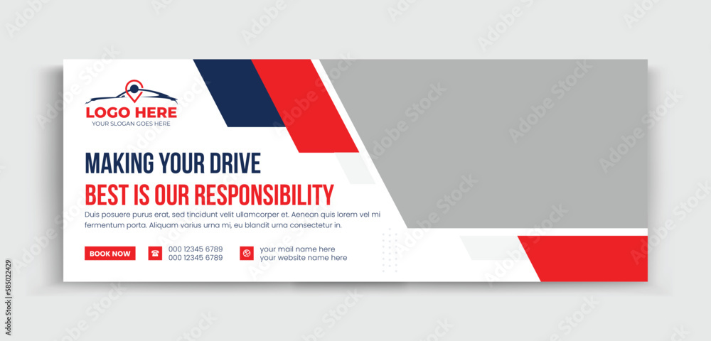 Car Rental Timeline cover template, Modern creative Digital marketing timeline cover, Business and Car Rental timeline cover design Template Car Rental Timeline cover template, Modern creative Digital marketing timeline cover, Business and Car Rental timeline cover design Template