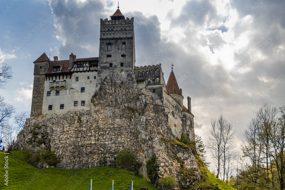 Brasov, Transylvania. Romania. The medieval Castle of Bran.