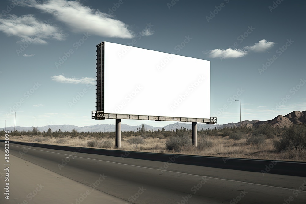 Blank City Billboard, Outdoor Advertising, Street Banner Mockup, Signboard, Abstract Generative AI Illustration Blank City Billboard, Outdoor Advertising, Street Banner Mockup, Signboard, Abstract Generative AI Illustration