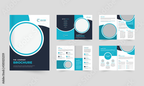 minimalist brochure template with modern concept and minimalist layout use for business profile and product catalog