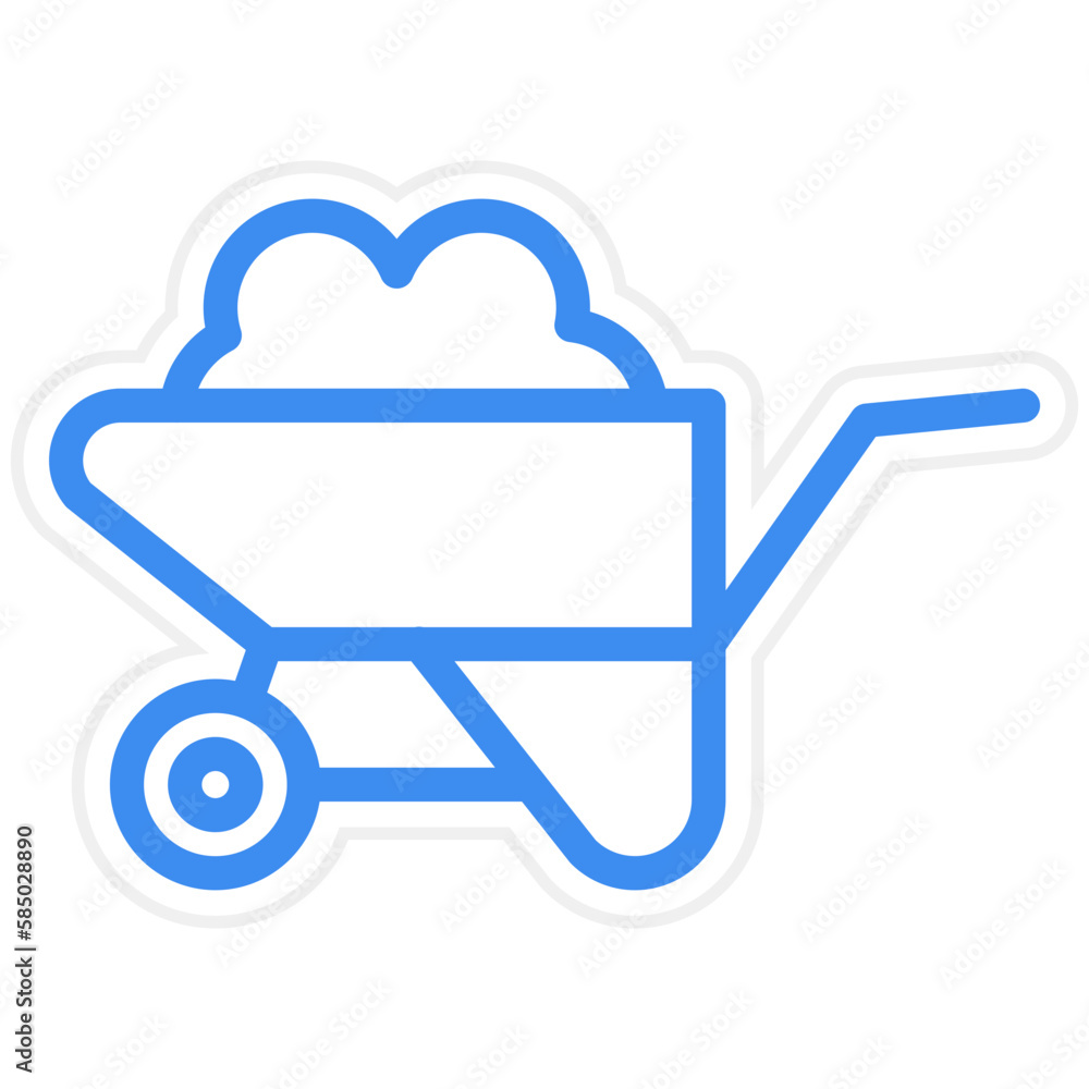 Vector Design Trolley Icon Style Vector Design Trolley Icon Style