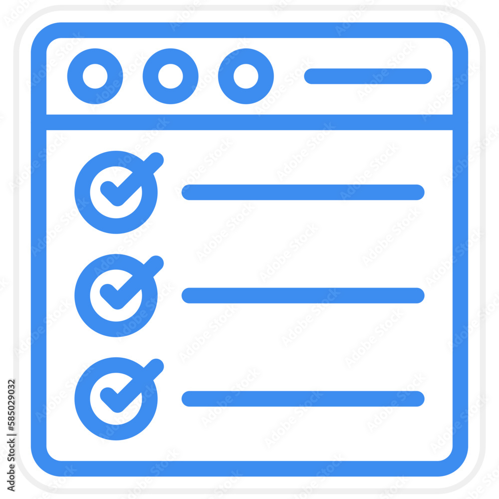 Vector Design Survey Icon Style Vector Design Survey Icon Style