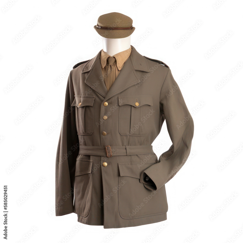 1920s Western Fashion isolated white Background. Generative AI 1920s Western Fashion isolated white Background. Generative AI