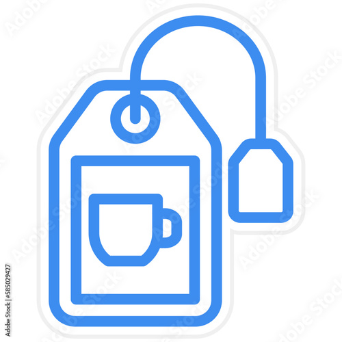Vector Design Tea Bag Icon Style