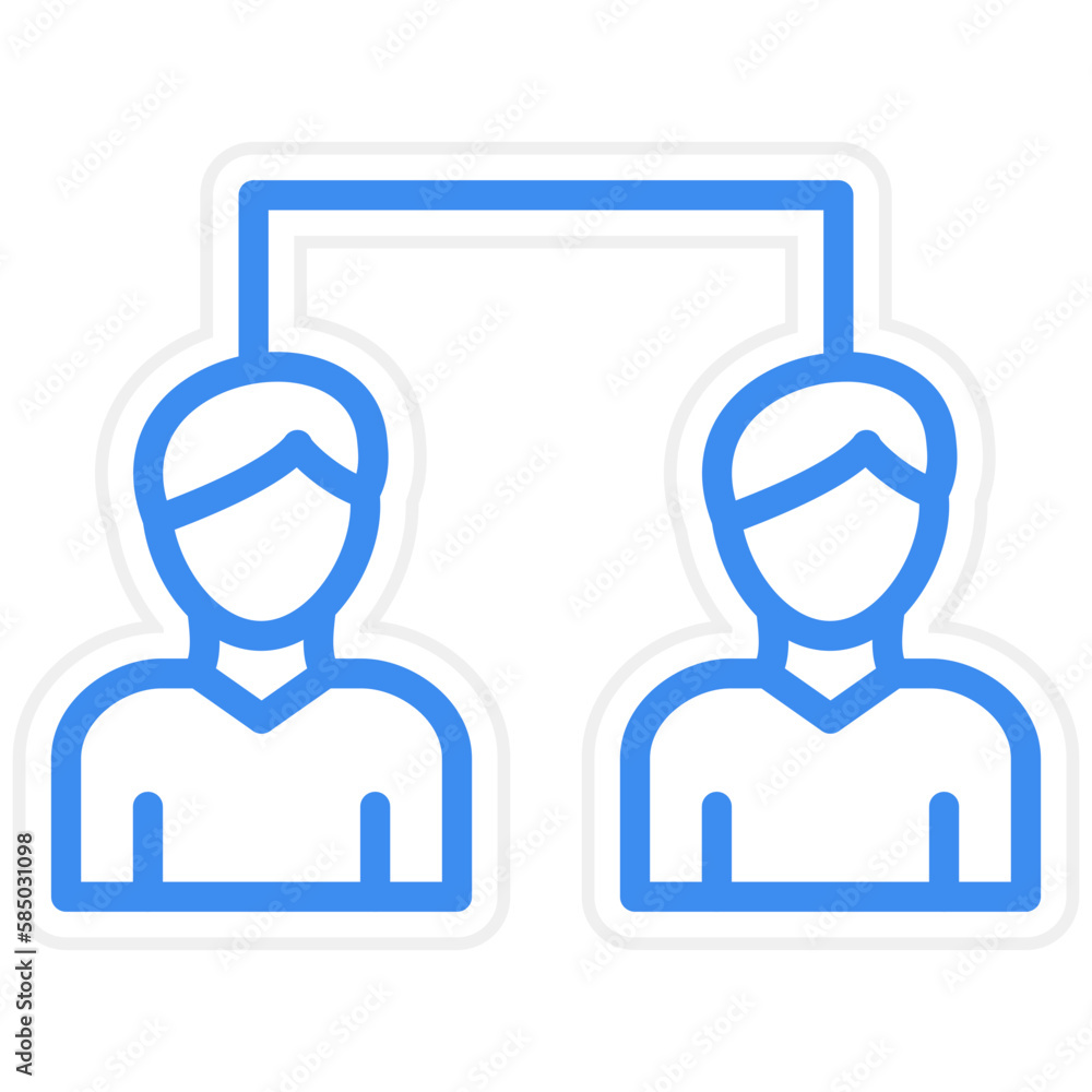 Vector Design Connection Icon Style